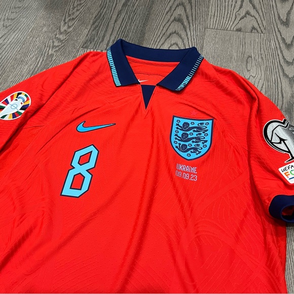 England Away Authentic DRIFIT ADV Jersey EURO 2023/2024 Qualifier Nike BNWT M - Picture 2 of 9